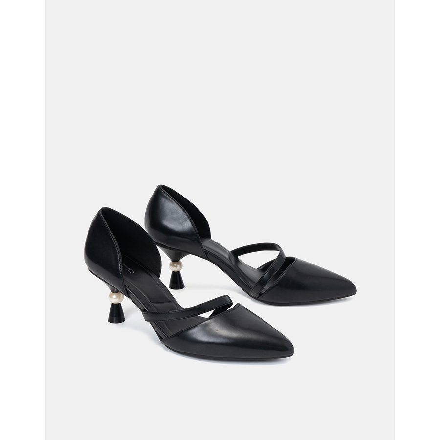 Giày Cao Gót 7cm Nữ Thời Trang JUNO Mũi Nhọn Mặt Giày Cut Out CG07129