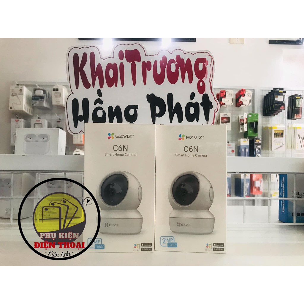 Camera Wifi Không Dây Giám Sát Gia Đình Ezviz CV246 C6N Full HD 1080P 2MP- Xoay 360-Đàm Thoại Loa 2 Chiều