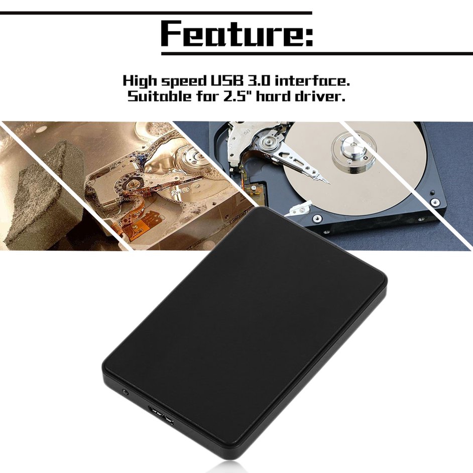 Hộp Đựng Ổ Cứng Ngoài 2.5 Inch Sata Usb3.0 Hdd