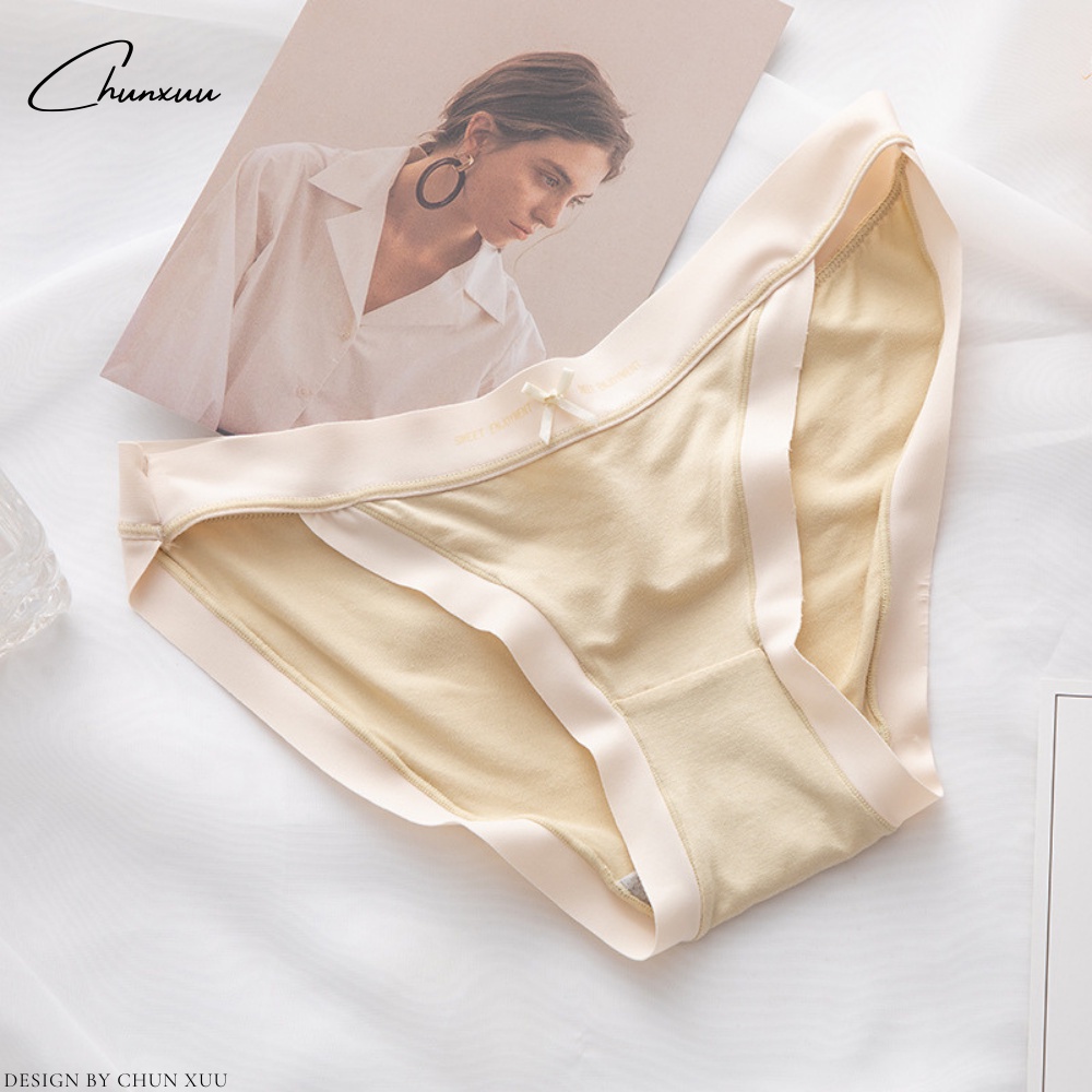 Quần lót nữ vải cotton lạnh phối cạp su mềm mát, nâng mông tôn dáng gợi cảm -ChunXuu QC122