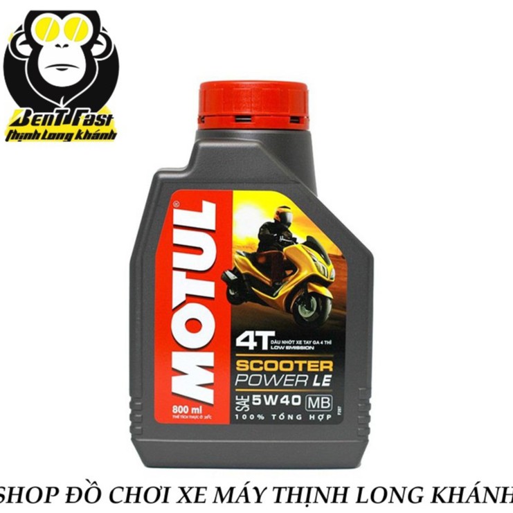 [Mã LIFEAUMAY giảm 10% tối đa 30k đơn 150k] Nhớt Motul Scooter Power chính hãng 100% - Dành cho xe tay ga