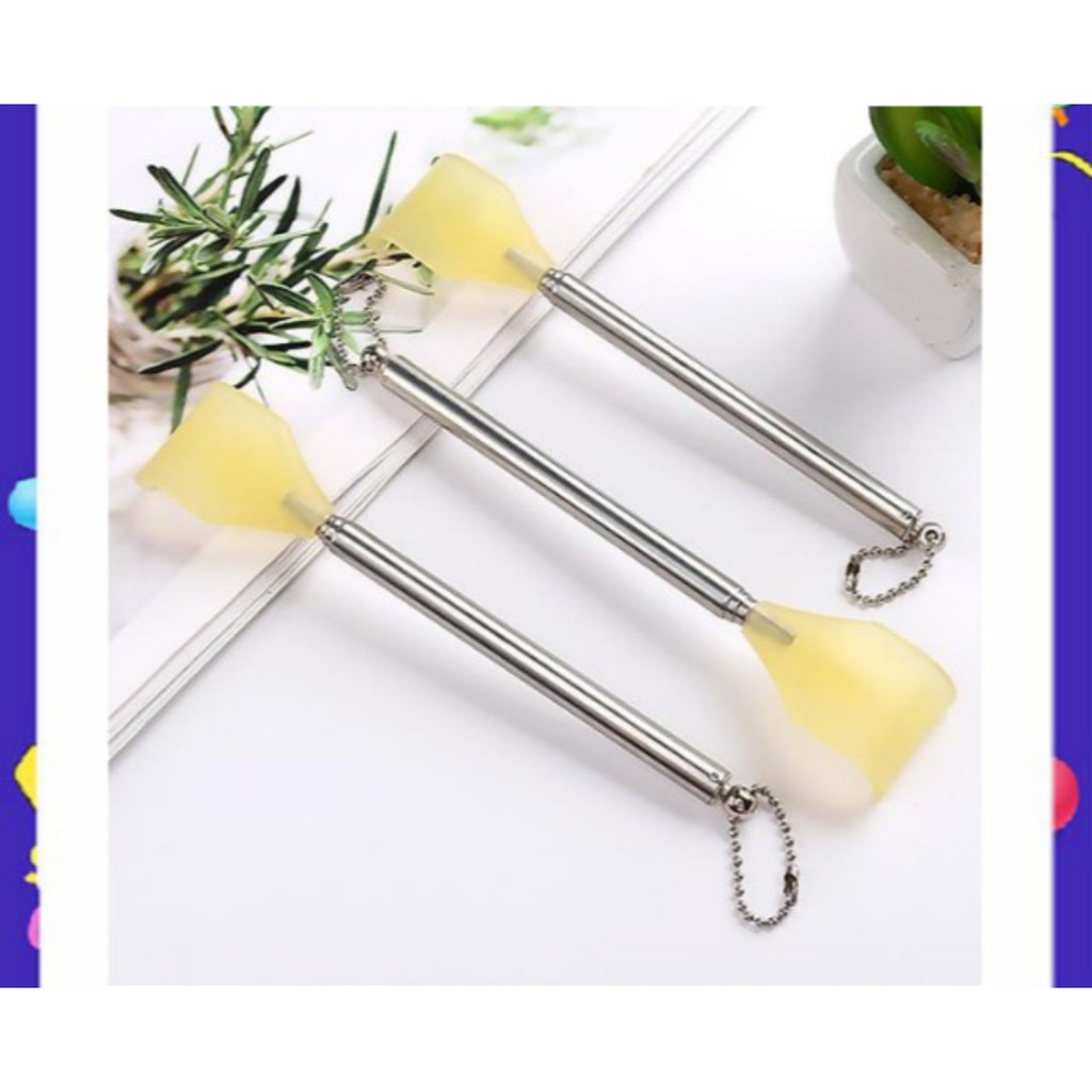 [sỉ] Dụng cụ gãi lưng và massage vai gáy inox có thể kéo dài 3 nấc