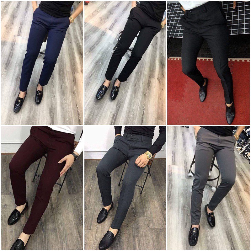 Quần tây âu nam cao cấp vải co dãn xịn