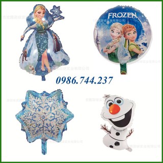 Bóng Nhôm Hình elsa Trang Trí Sinh Nhật độc đáo
