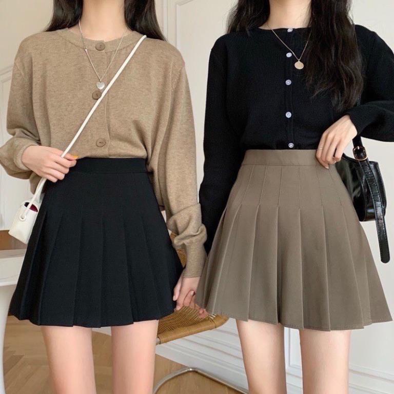 Chân váy xếp ly ngắn phong cách Hàn , Chân váy tennis xếp ly lưng cao [Váy tennis chân váy xếp ly] | BigBuy360 - bigbuy360.vn