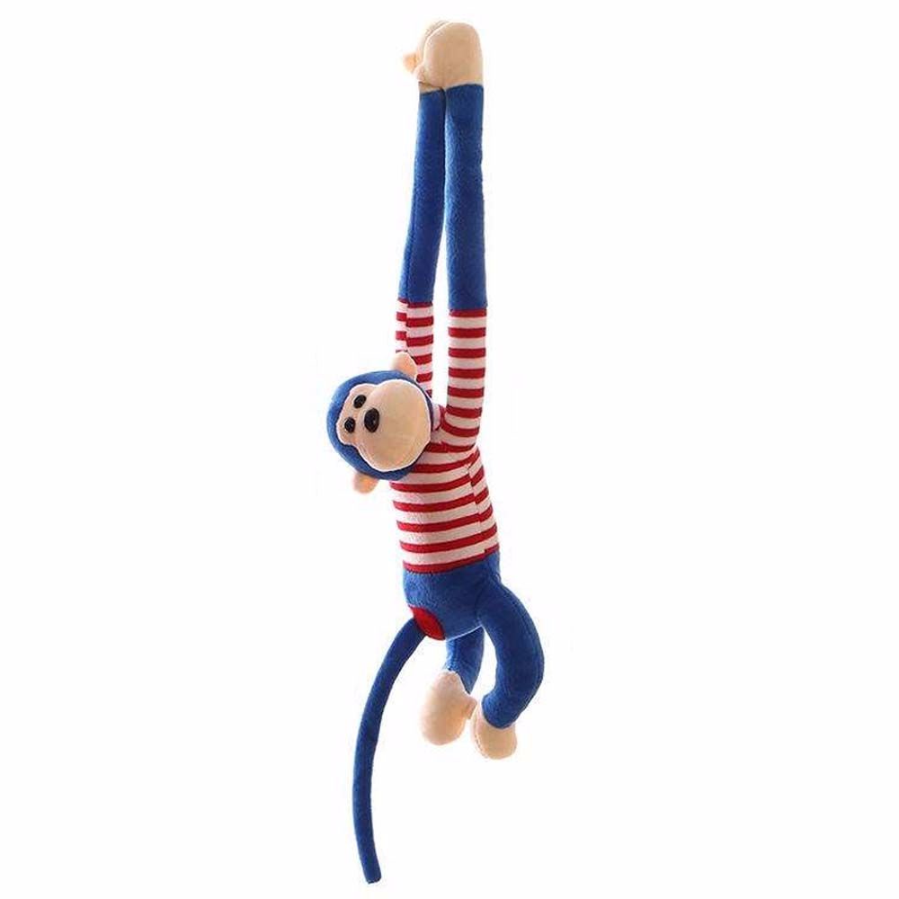 Khỉ Nhồi Bông Tay Dài Mềm Mại Nhiều Màu Dễ Thương Cho Bé