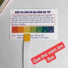 Que thử viêm âm đạo