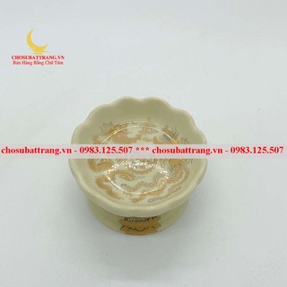 Chân nến thờ vàng kim long phụng