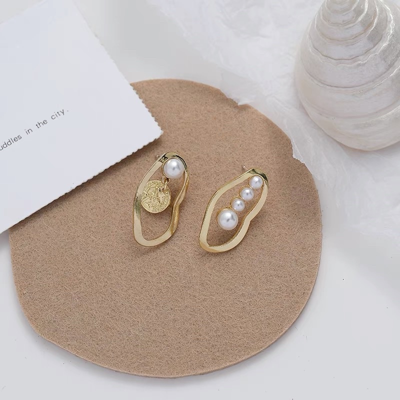 Hoa tai đính hạt phong cách thanh lịch - Maben