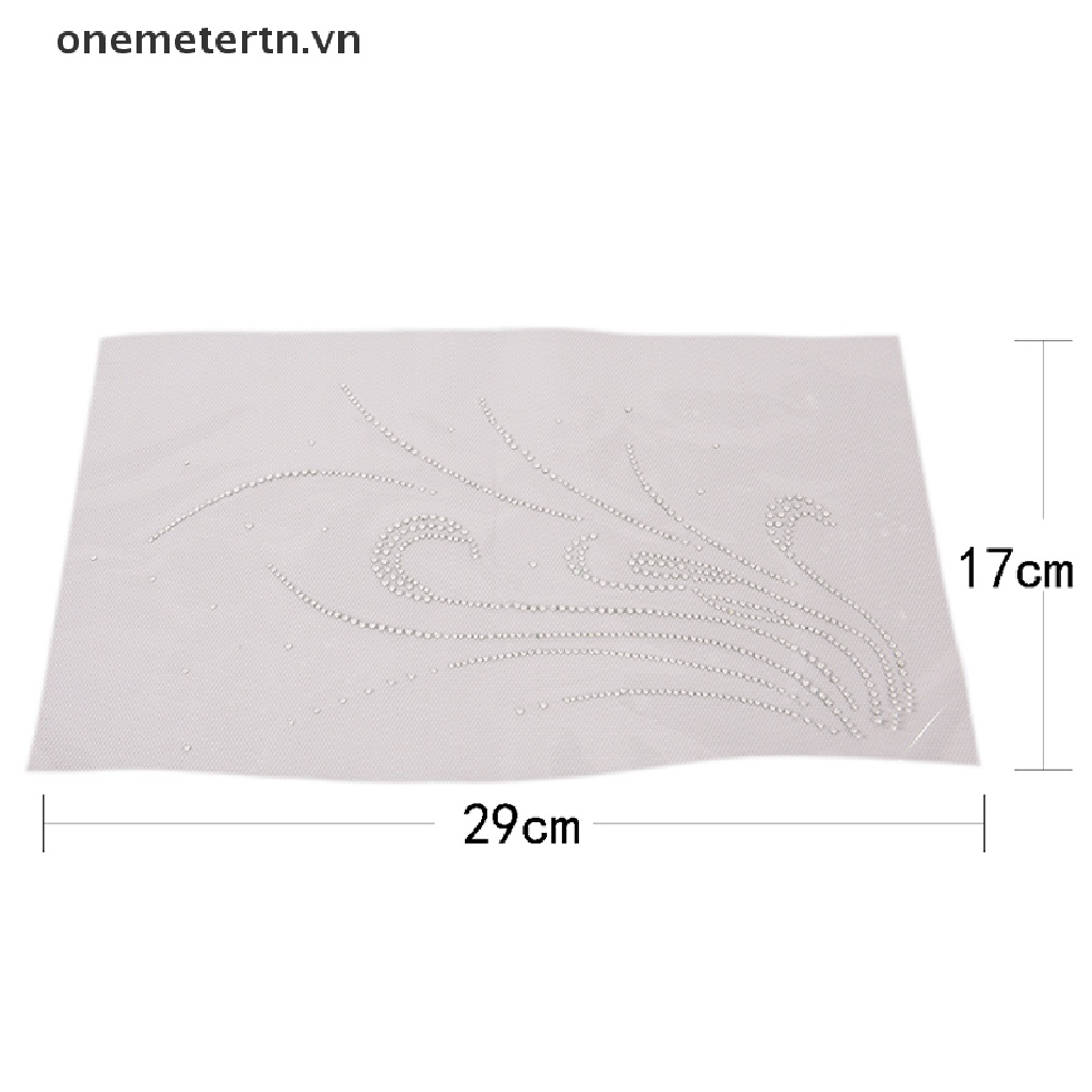 Onemetertn Bán Chạy Sửa Chữa Bằng Sắt Họa Tiết Lông Vũ Đính Ngọc Trai Pha Lê Chuyển Nhiệt Thiết Kế VN