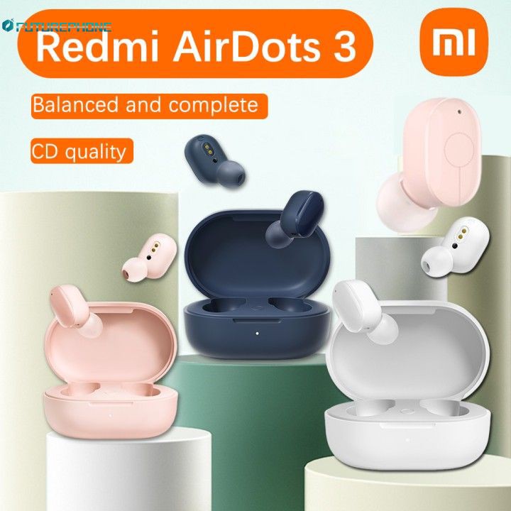 Tai Nghe Nhét Tai Có Dây Kết Nối Bluetooth 5.2 Xiaomi Redmi Airdots 3 Tws 3.5mm