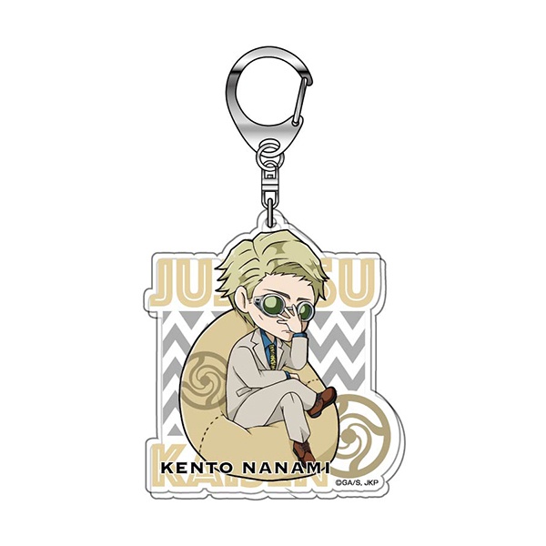 ( Mica trong acrylic ) Móc khóa JUJUTSU KAISEN Chú Thuật Hồi Chiến ver NẰM ĐỆM anime chibi xinh xắn