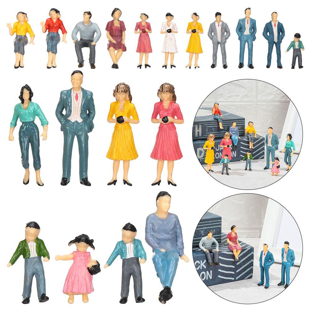 SUSANS 10 Mô Hình Người Bằng Nhựa ABS 1: 25 / 1: 30 Trang Trí Nhà Búp Bê