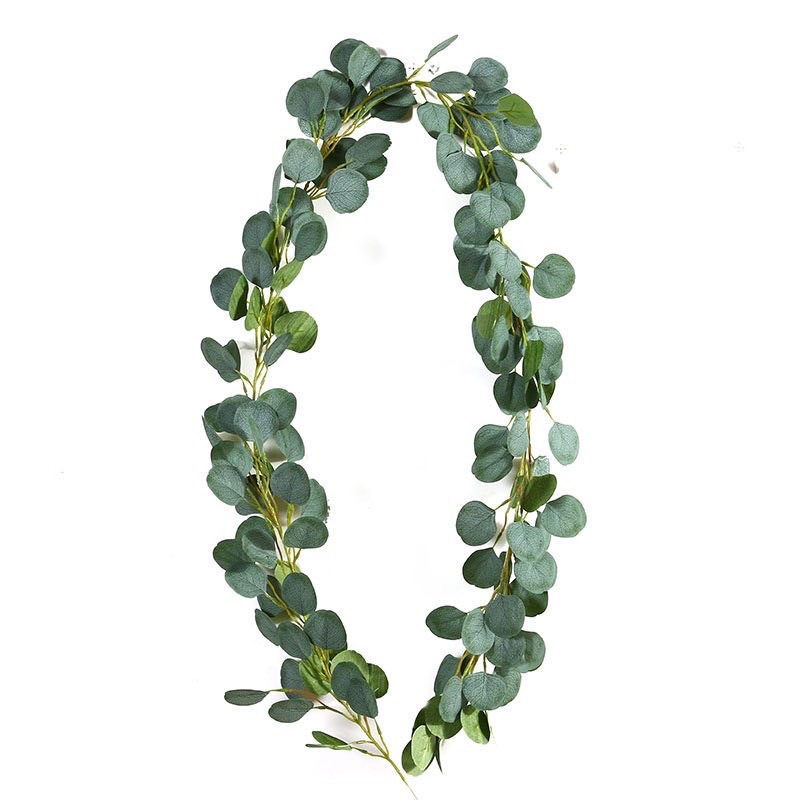 Dây lá táo giả,dây leo treo tường,làm vòng nguyệt quế,decor
