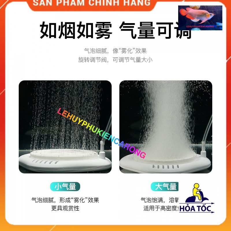 Sủi Oxy Siêu Mịn Dành Cho Hồ Cá Cảnh, Đĩa Sủi Siêu Mịn Cao Cấp XGS-50, XGS-100