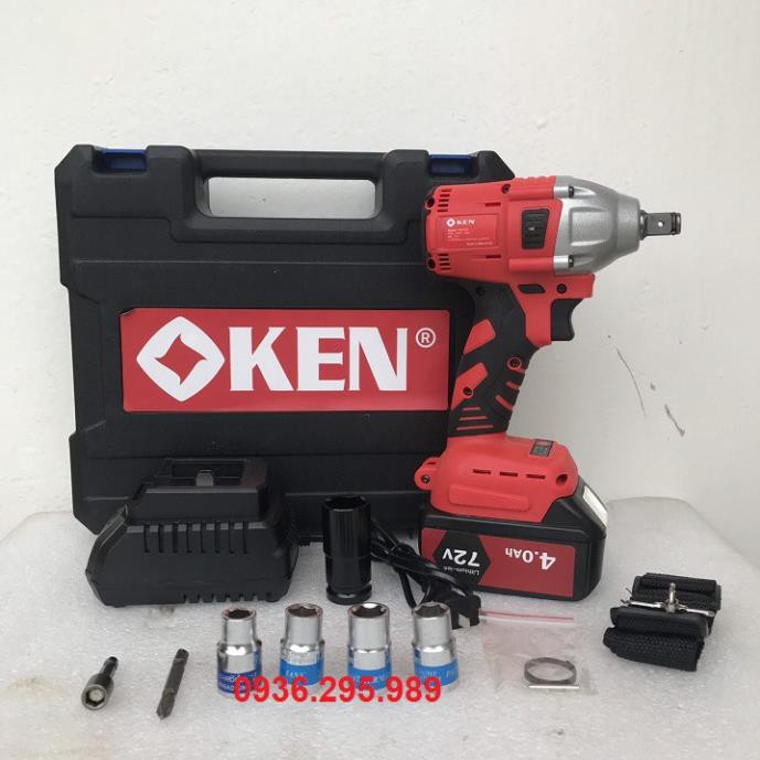 [Hàng xịn] Máy siết bulong Ken power 72v