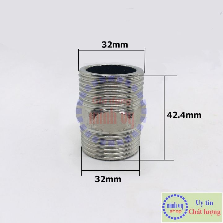 [INOX304] Nối Kép Thu Ren Lơ ren  1" 3/4" 1/2" 3/8" (33mm - 27mm -21mm - 17mm)