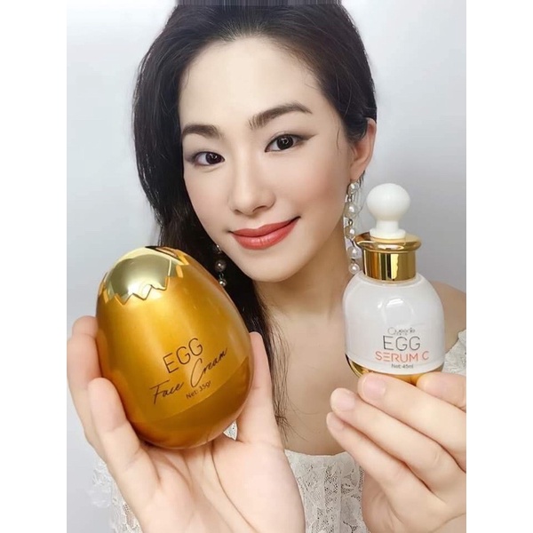 Combo kem FACE TRỨNG VÀNG VÀ VITA C giải quyết tất cả vấn đề vè da mang lại làn da trắng sáng như da em bé