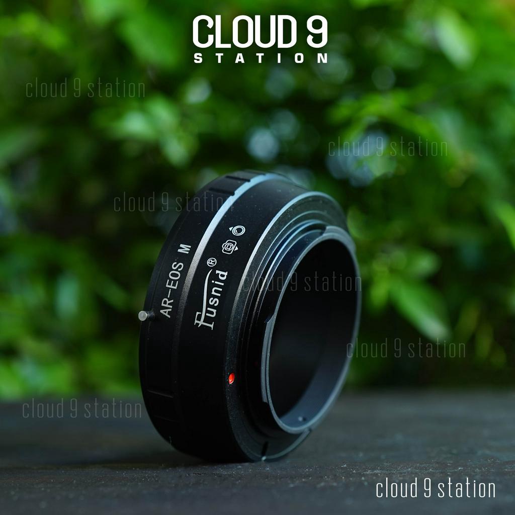Ngàm chuyển AR-EOSM cho ống kính MF - ngàm Konica AR sang máy ảnh Canon EOS M ( hãng FUSNID )