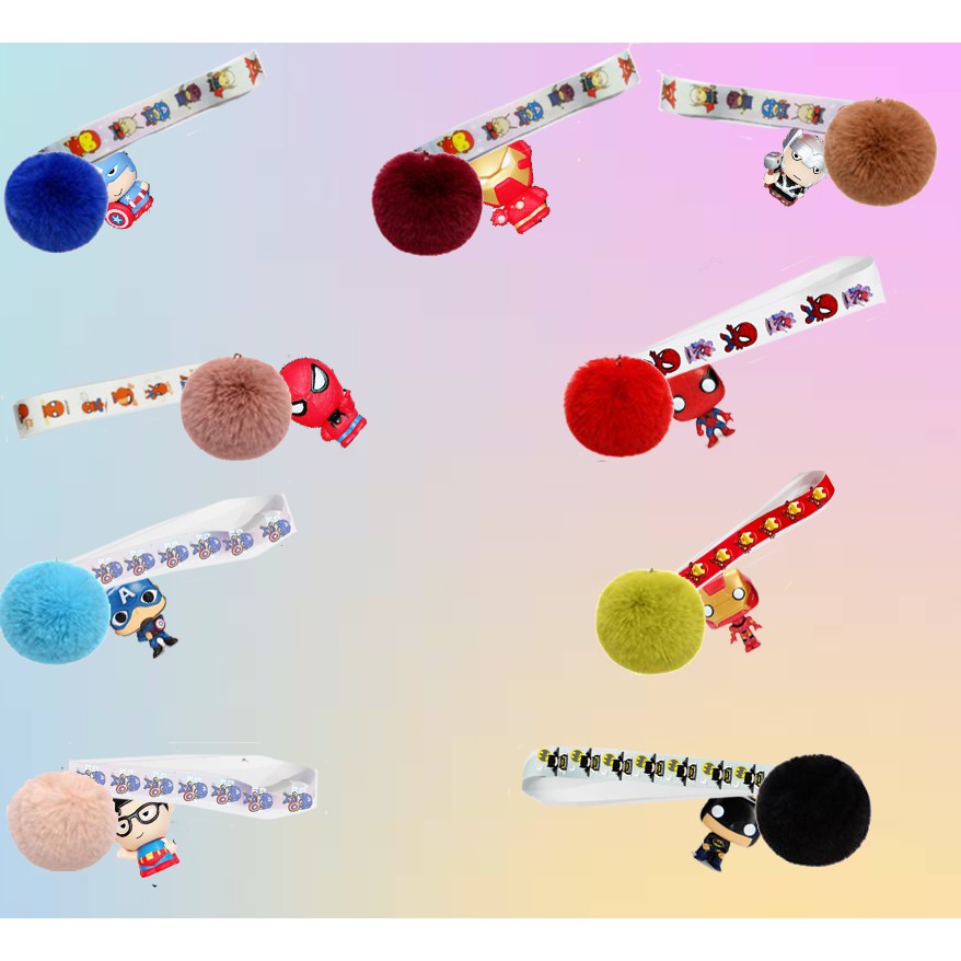 Móc khoá siêu anh hùng MKB5 móc khoá quả bông