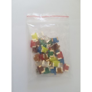 Cầu chì nhỏ chân ngắn các loại-hàng tháo xe từ 5-30ampe (Mỗi loại 5 con) - (1 bịch / 35 con)