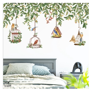 Decal giấy dán tường [MẪU MỚI] Decan Hoa hồng leo