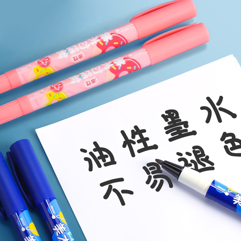 Bút Bi Mực Đen Ngòi 0.5mm/1.0mm Nhanh Khô Tiện Dụng Cho Học Sinh