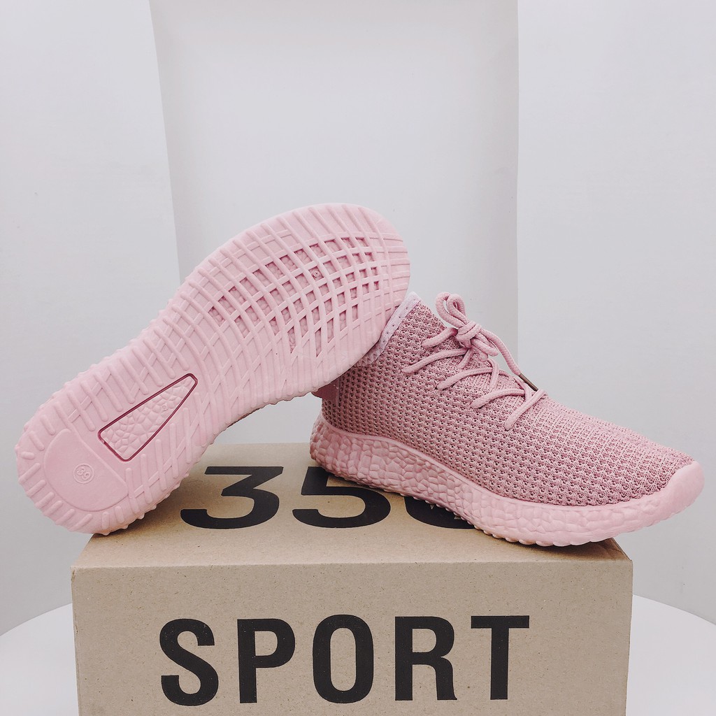 Giày sneaker nữ in chữ HWEI-5G thời trang cao cấp/giày thể thao nữ 3 màu năng động