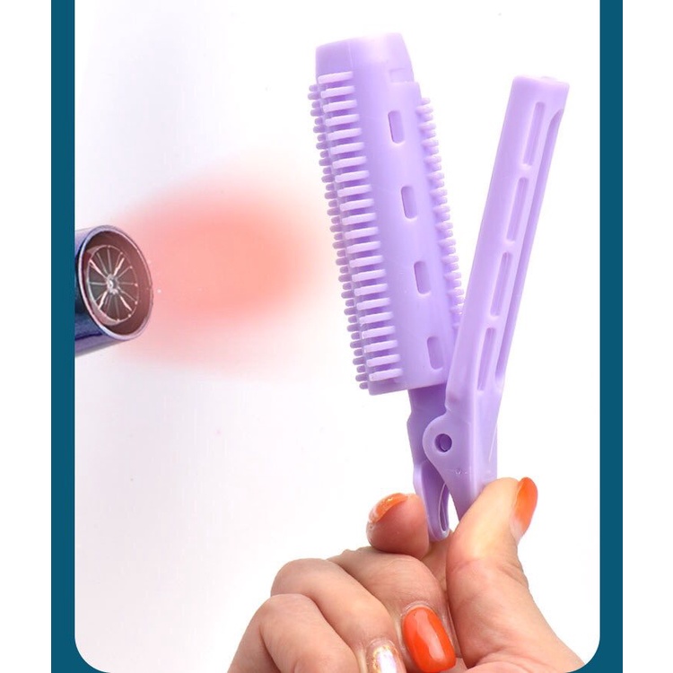 SET 3 KẸP PHỒNG CHÂN TÓC TỰ NHIÊN