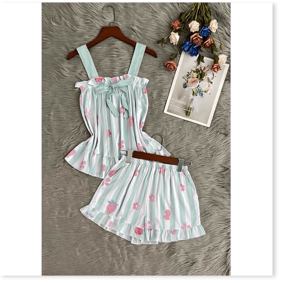 SET BỘ ĐỒ NGỦ NỮ NGẮN SIÊU ĐẸP , CỰC HOT HÈ 2021 KME FASHION