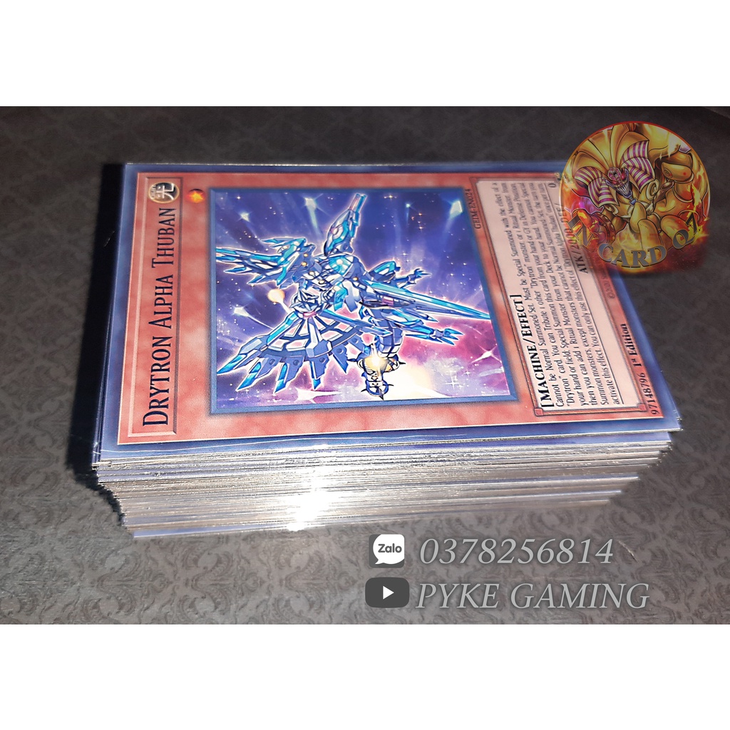 Bài in Yugioh Cán Bóng 2 Mặt Có Sleeves
