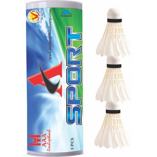 ỐNG CẦU LÔNG 3 TRÁI & ỐNG CẦU LÔNG NHỰA 3 TRÁI