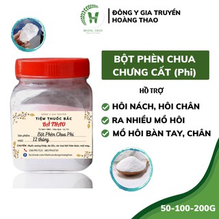 ✅Bột Phèn chua chưng cất nguyên chất (Phèn phi) khử mùi hôi nách, hôi chân hiệu quả