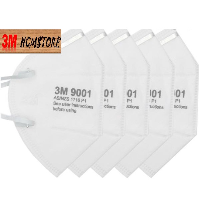 KHẨU TRANG 3M 9001 - KHẨU TRANG LỌC BỤI, KHÁNG KHUẨN AN TOÀN phòng dịch bệnh đường hô hấp