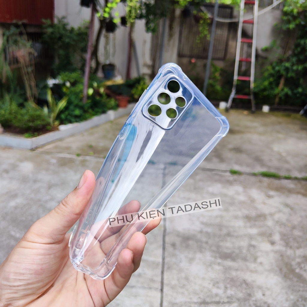 Ốp Lưng Chống Sốc Samsung A73 5G, A53, A33 5G, A23 4G/ 5G/ A13 4G, A52 5G/ 4G, A52s 5G Trong Suốt, Có Gờ Bảo Vệ Camera