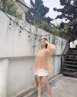 ÁO LƯỚI TIỂU THƯ KÈM LÓT
