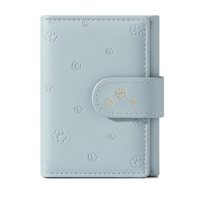 Ví nữ mini cầm tay GENZZZ thiết kế khuy bấm phong cách Hàn Quốc dễ thương dành cho nữ V031