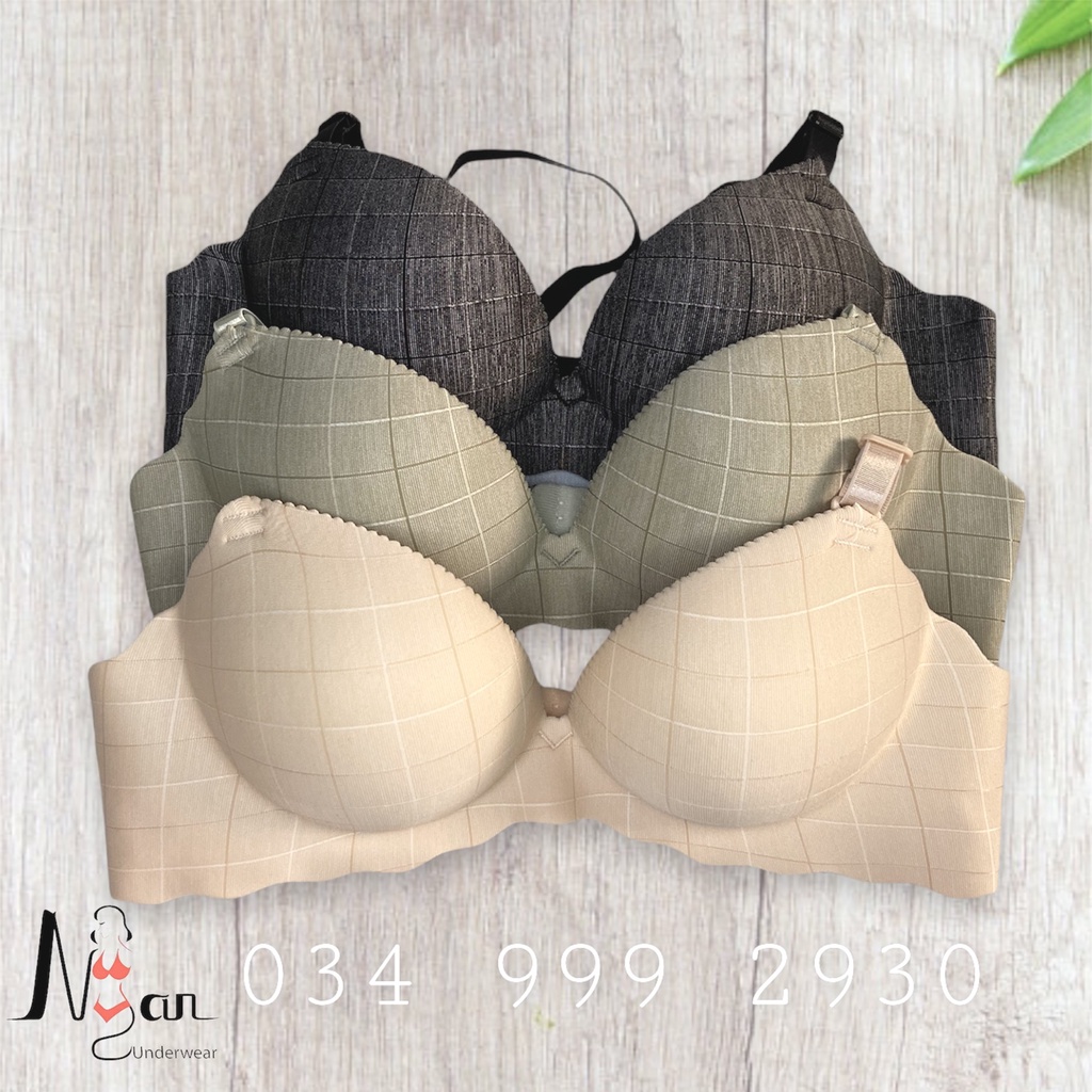 Áo ngực su nâng ngực tạo khe kẻ sọc - Hàng bán chạy nhất - NGAN HOUSE - CHUYÊN ĐỒ LÓT 🍑