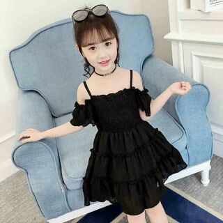 Đầm nhúng tầng cho bé