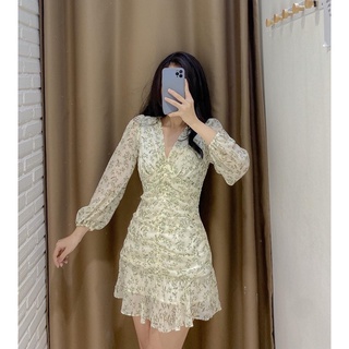 Đầm ORI - Đầm nhún eo cách điệu