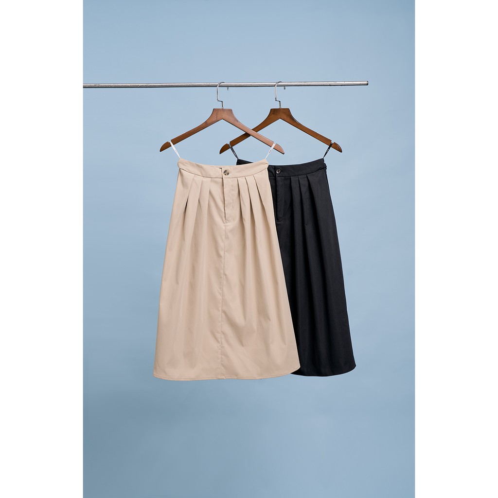 DOTTIE- Chân váy dài xếp ly xòe nữ S0047 | BigBuy360 - bigbuy360.vn