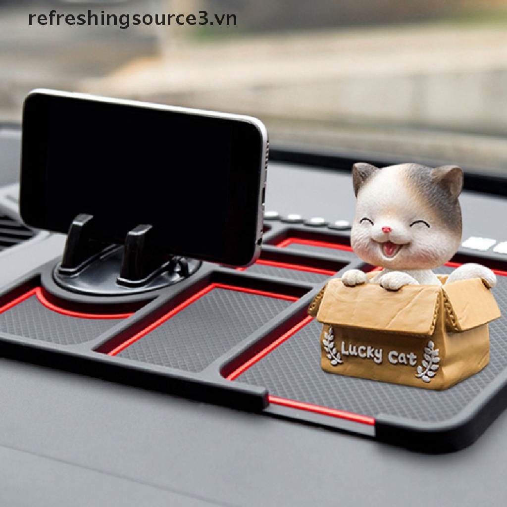 Giá Đỡ Điện Thoại Chống Trượt Bằng Silicon Cho Xe Hơi