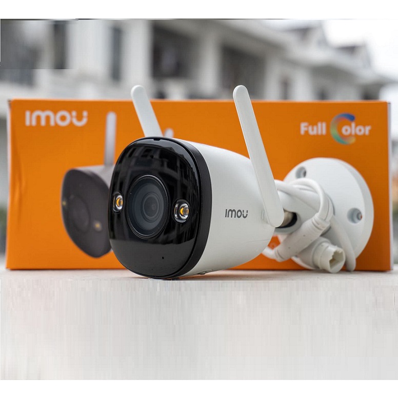 Camera ngoài trời IP wifi imou Bullet Lite IPC-F22FP-D 2MP Có Màu Ban Đêm