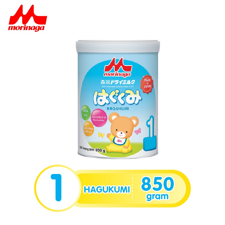 [VC 50K KHI FOLLOW] Sữa Morinaga Số 1 (Hagukumi) 850g