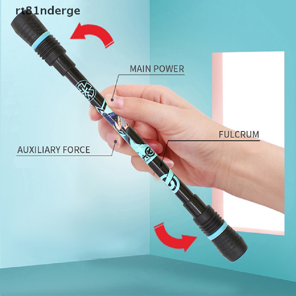 【ge】 Spinning Pen Creative Random Flash Rotating Gaming Gel Pens for Student Gift Toy .