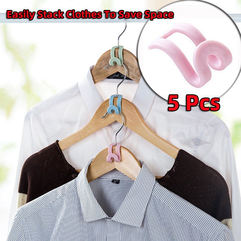 Set 5 Móc Treo Quần Áo Nhiều Tầng Đa Năng