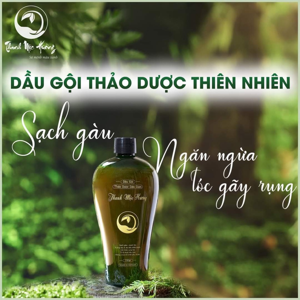 [Cam kết chính hãng] Dầu gội Thanh Mộc Hương 350ml. mẫu mới