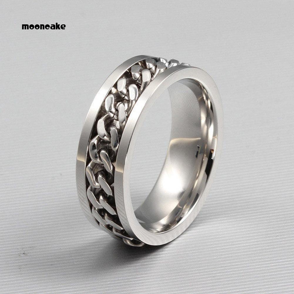 Nhẫn dạng dây xích độc đáo cho nam và nữ