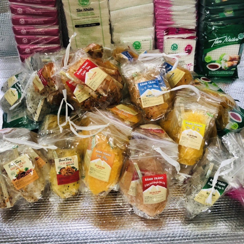 [freeship extra]  combo banh tráng cuộn Tân Nhiên, bánh trộn Tân Nhiên