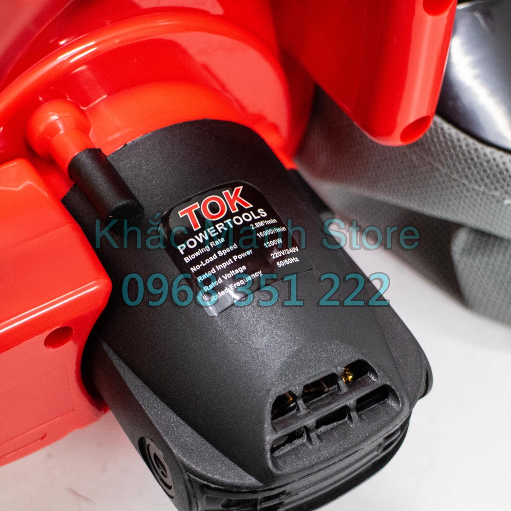 Máy Thổi Bụi TOK Công Suất Lớn 1200W - 2 Chức Năng Hút Thổi - Động Cơ Lõi Đồng 100%